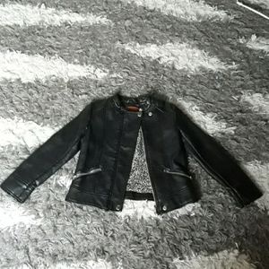 Brand new Zara female kids leather jacket